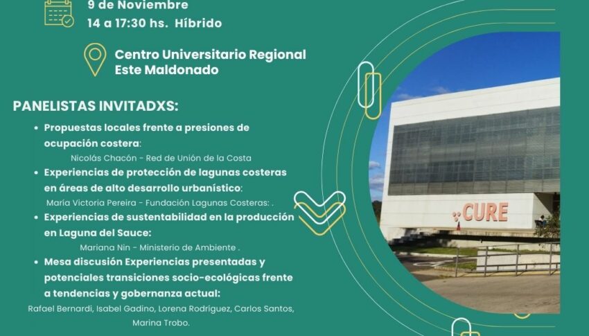 Jornadas RETEMA 2023 en Maldonado – Mesa – «Transiciones socio-ecológicas en la zona Este:Experiencias transformadoras frente a trayectorias no sustentables»