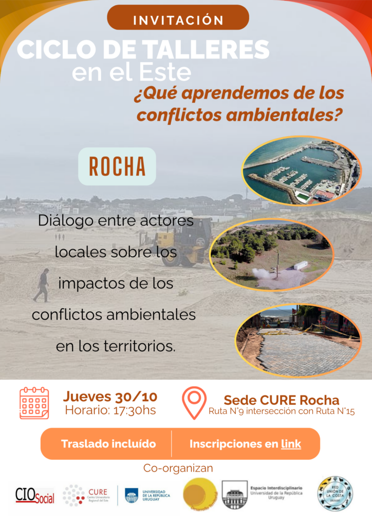 ROCHA- Ciclo de Talleres en el Este FLAYER